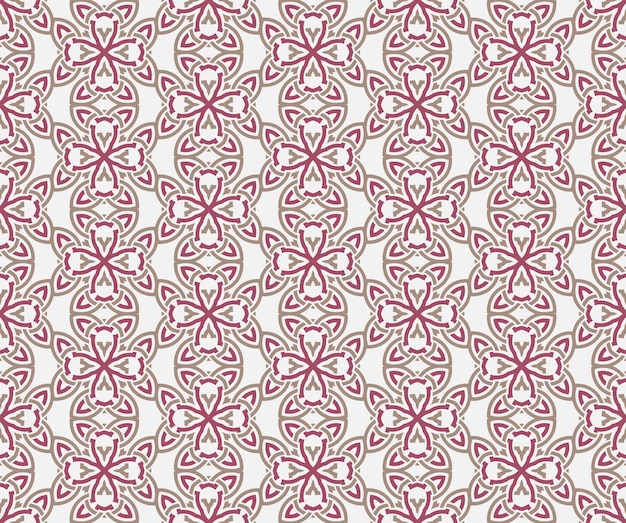 Seamless pattern decorative symmetries ornament pattern vector illustration