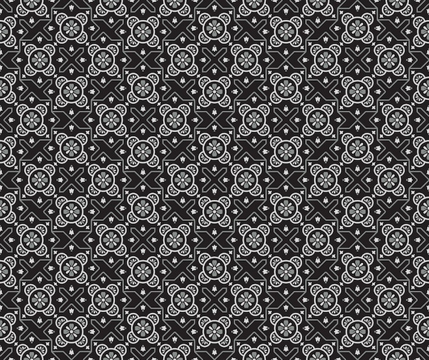 Seamless pattern decorative symmetries ornament pattern vector illustration