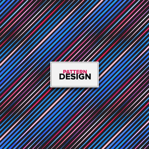 Seamless pattern design colorful lines