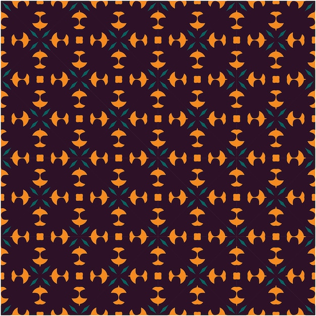 Seamless pattern design ethnic style