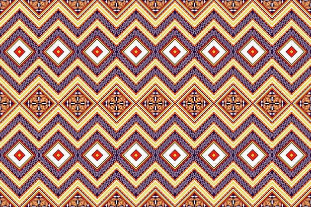 seamless pattern design geometric square triangle circle tribal fabric indian turkish african popula