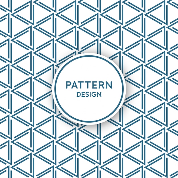 Seamless pattern design - lines forming triangles