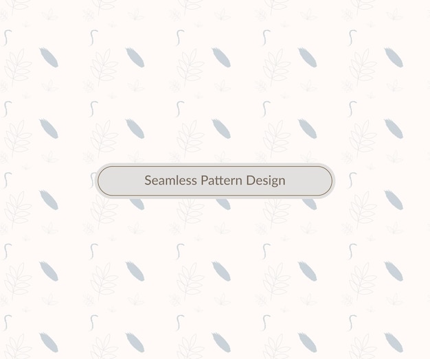 Seamless pattern design on a white background