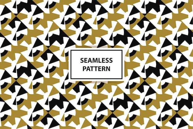 seamless pattern design with gold color