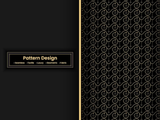 seamless pattern design with vector art for textile and fabric patterns
