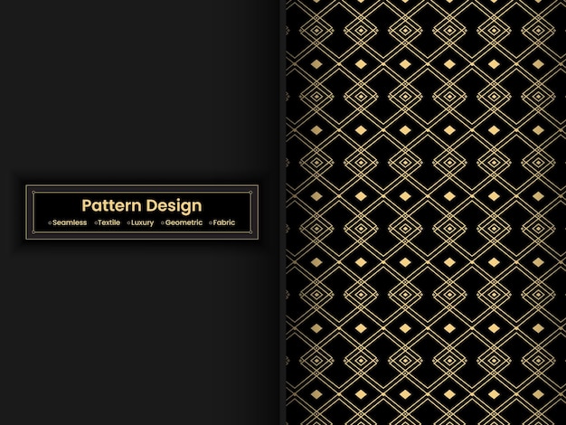 seamless pattern design with vector art for textile and fabric patterns