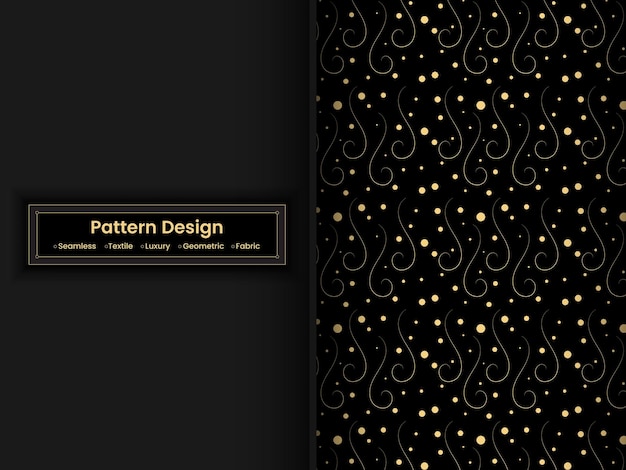 seamless pattern design with vector art for textile and fabric patterns