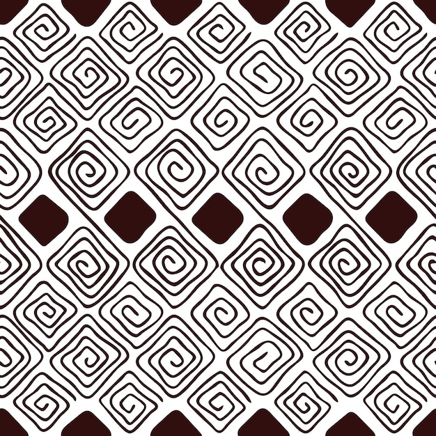 Seamless pattern ethnic background african motifs