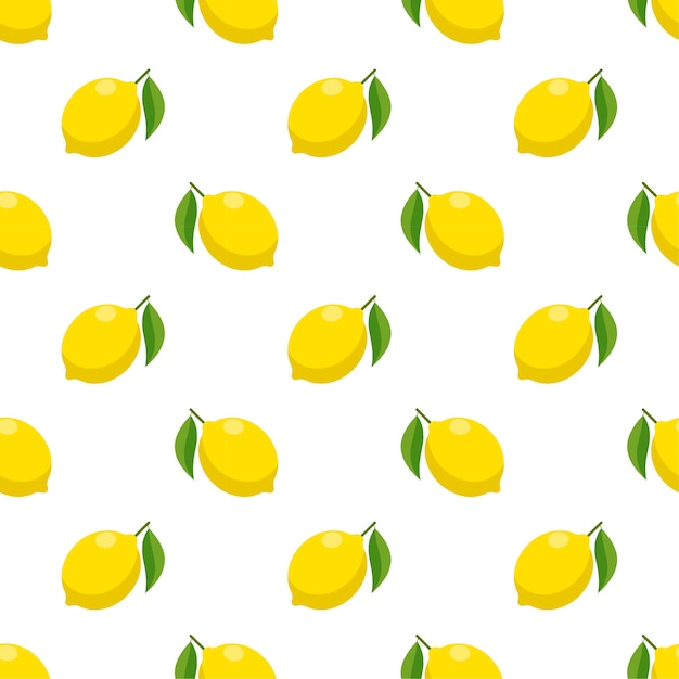 Modello senza cuciture flat lemon