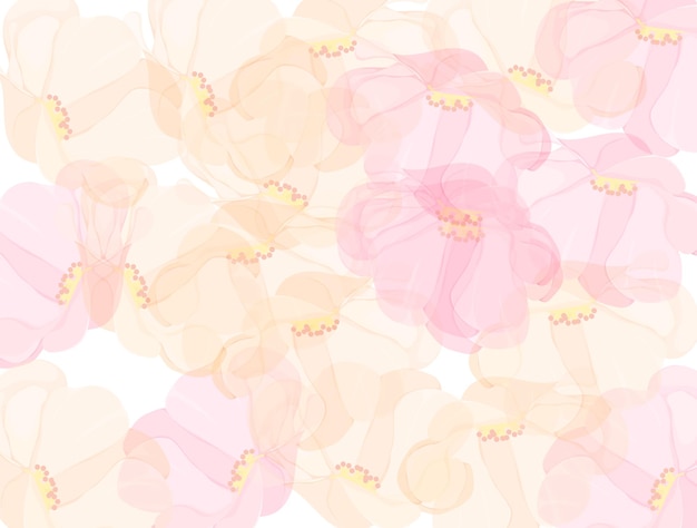 Seamless pattern floral background design.