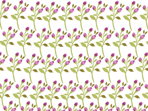 Seamless pattern floral background design.