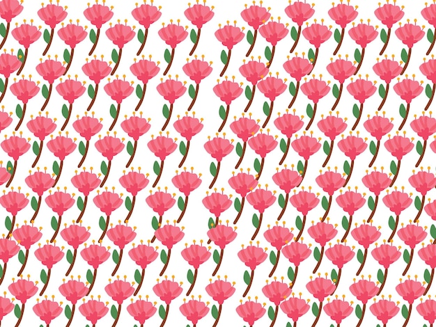 Seamless pattern floral background design.