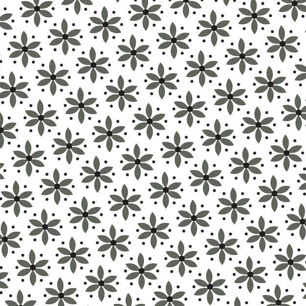 Vector seamless pattern floral background templatee