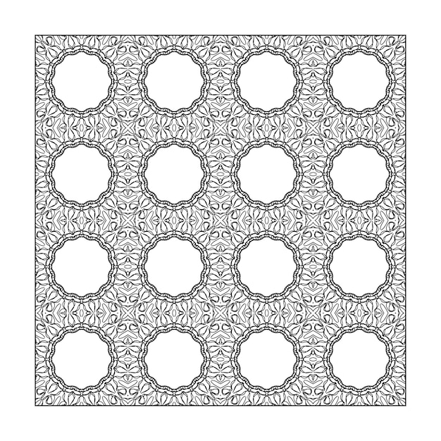 シームレスなパターンの花飾り