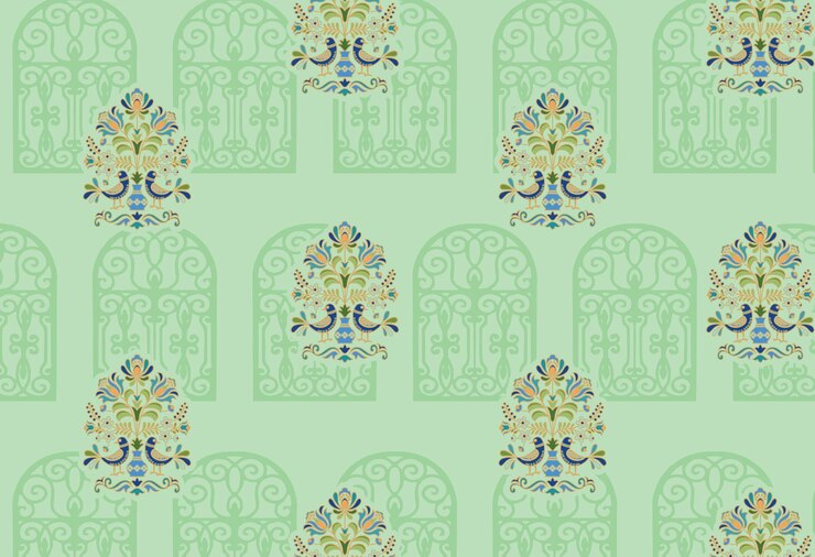 Vector seamless pattern floral