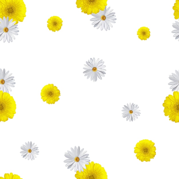 Vector seamless pattern flower