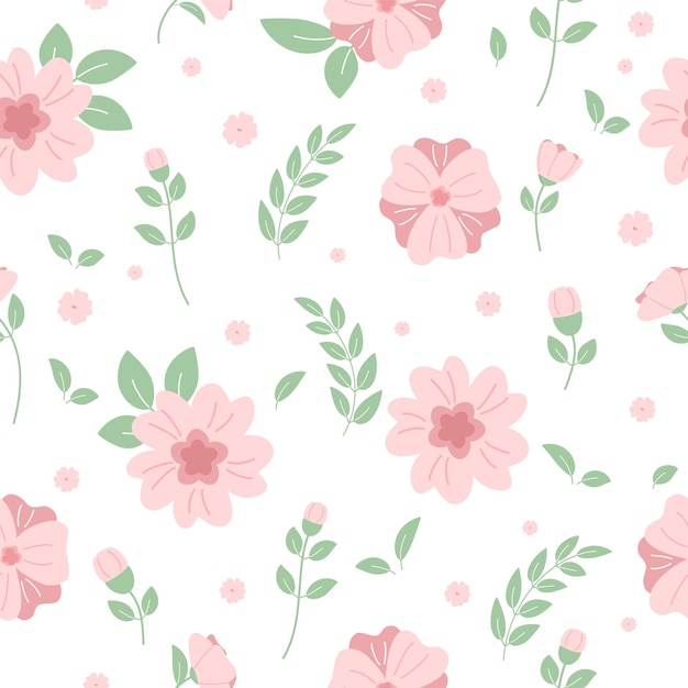 Seamless pattern flower