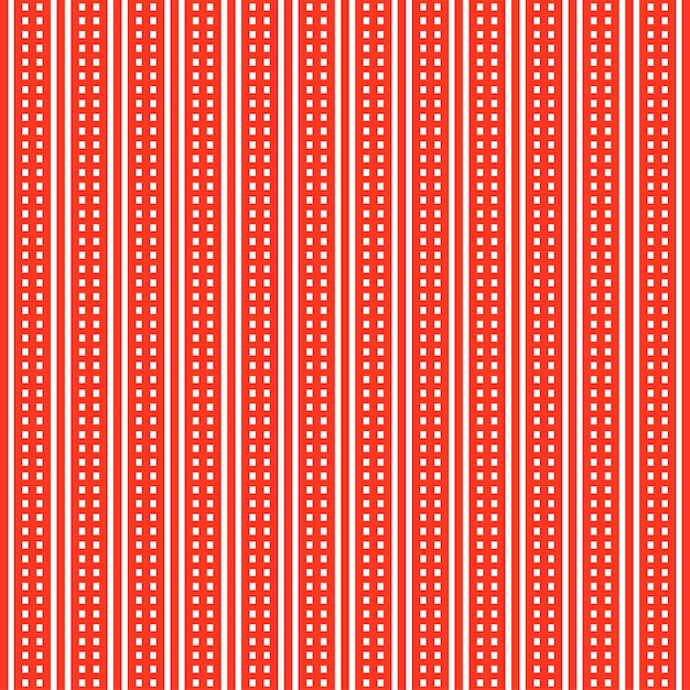 ベクトル 赤と白の背景のバレンタインデーのイラストのシームレスなパターン。ベクトルeps10