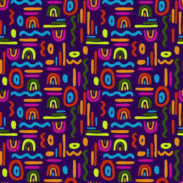 Seamless pattern from bright worms