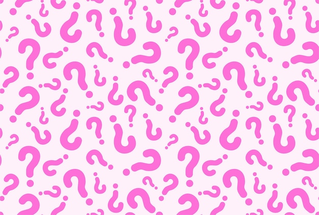 Seamless pattern from of question marks.