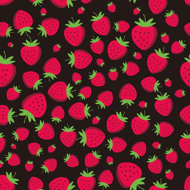 Vector seamless pattern fruit