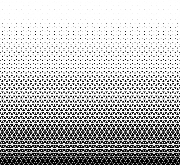 Seamless pattern geometric. black triangles on white.