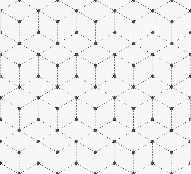 Vector seamless pattern geometric minimalist