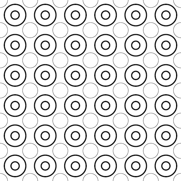 Vector seamless pattern geometric shape design of abstract texture background in black and white