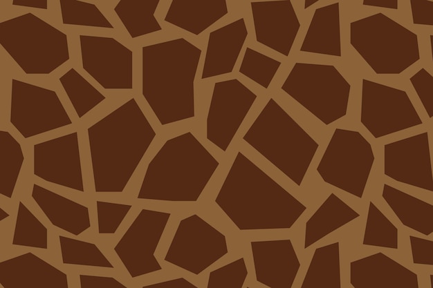 Vector seamless pattern of giraffe skin print