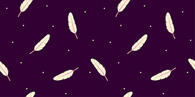 Vector seamless pattern of girl and garland with stars and moon background for bachelorette party sleepover birthday party on pajama party theme