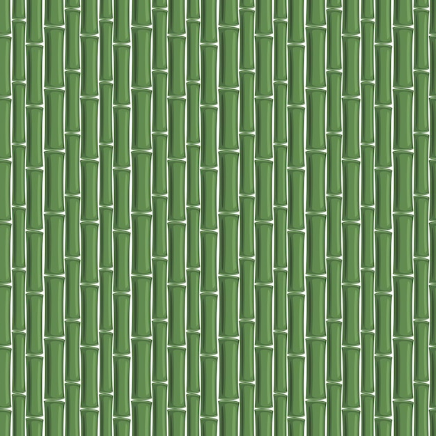 Vector seamless pattern of green bamboo vector illustration