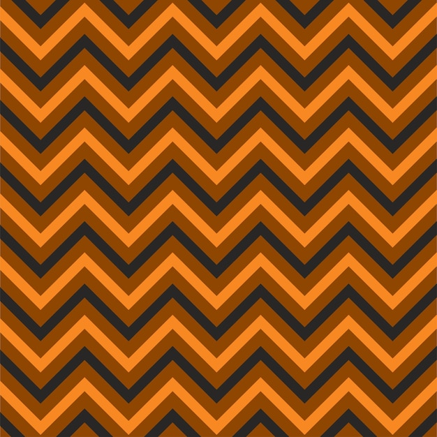 Seamless pattern for halloween decoration for kids party Zigzag pattern Dark orange background with orange and black zigzag lines Pattern for kids fabric wrapping textile posters