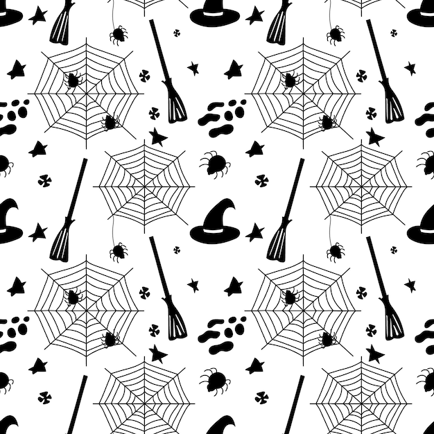 seamless pattern on halloween