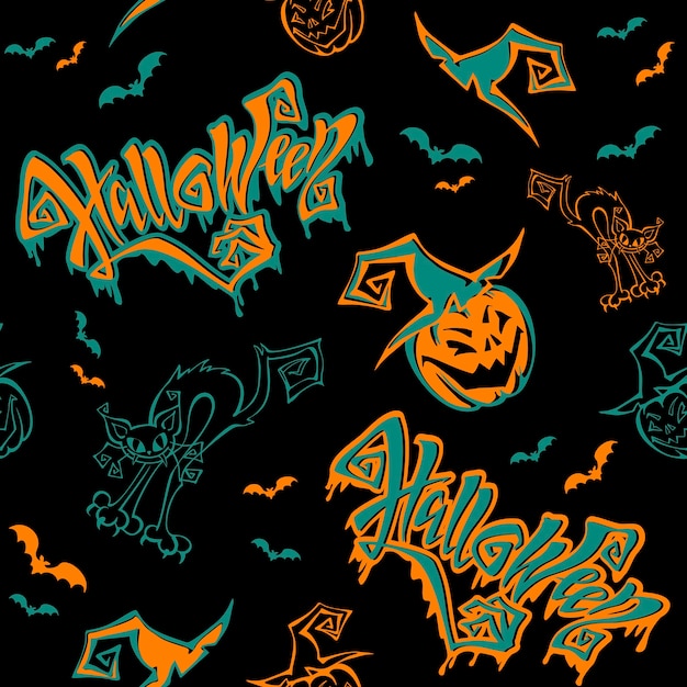 Seamless pattern. Halloween