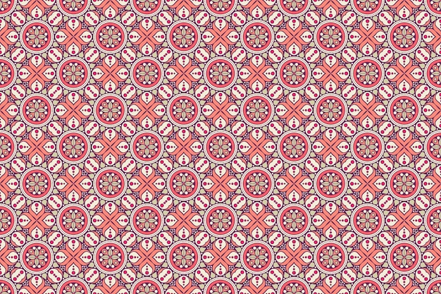 Seamless pattern. elementi decorativi vintage disegnati a mano.