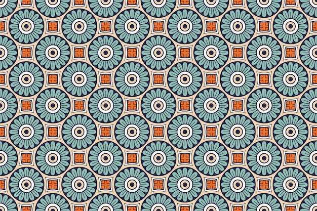 Seamless pattern. elementi decorativi vintage disegnati a mano.