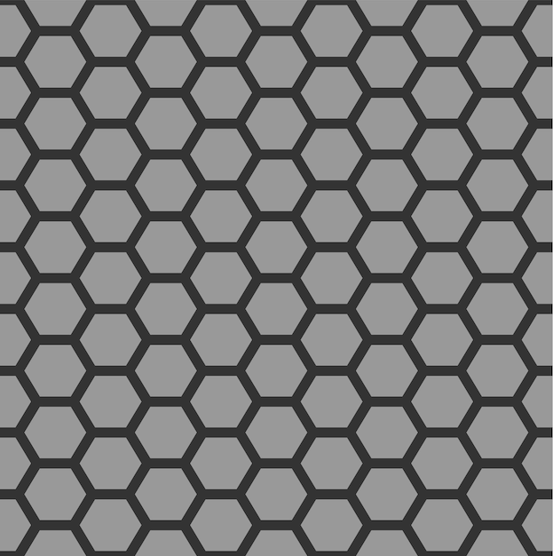 seamless pattern hexagon honeycomb texture vector illustration