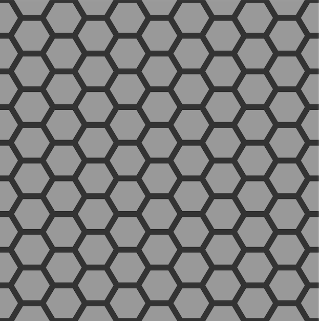 Seamless Pattern Hexagon Honeycomb Texture Vector illustration