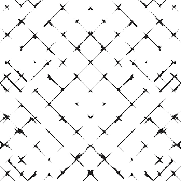 Seamless Pattern of Irregular Abstract Grid