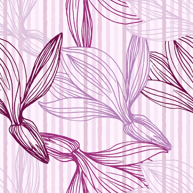 Seamless pattern lavender background