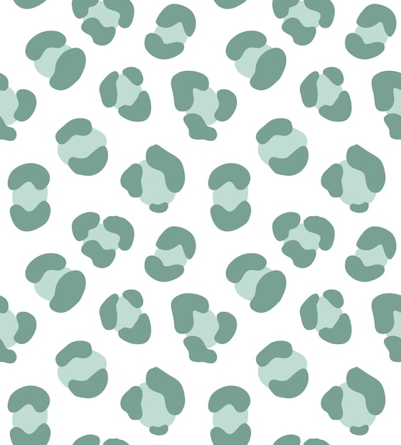 Seamless pattern of leopard print