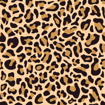 Premium Vector | Seamless pattern of leopard skin