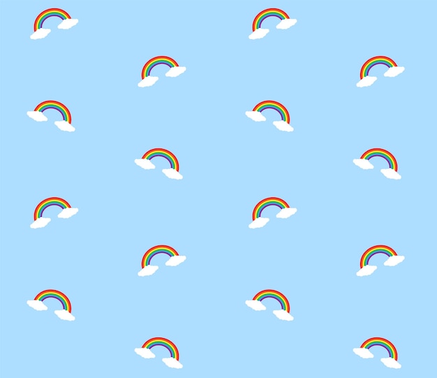 Seamless pattern of lgbt rainbows