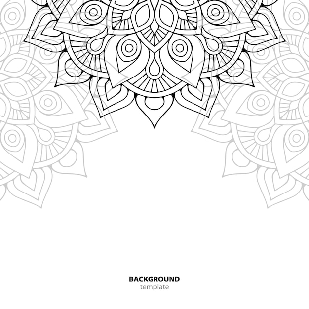 Seamless pattern. elemento decorativo mandala.