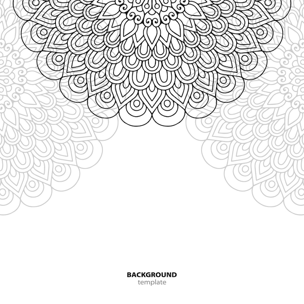 Seamless pattern. elemento decorativo mandala.