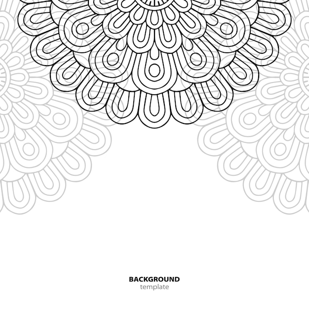 Seamless pattern. Mandala decorative element.