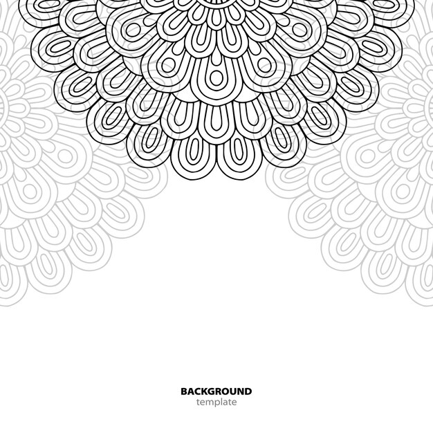 Seamless pattern. elemento decorativo mandala.