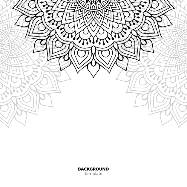 Seamless pattern. elemento decorativo mandala.