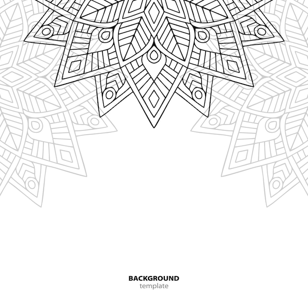 Seamless pattern. elemento decorativo mandala.