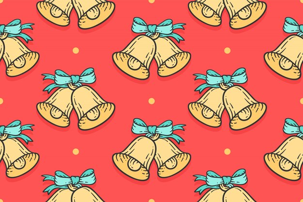 Seamless pattern for Merry Christmas